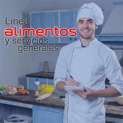 Línea alimentos y servicios generales